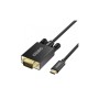 Кабель мультимедійний USB-C to VGA M 1.8m black Choetech (XCV-1801-BK)