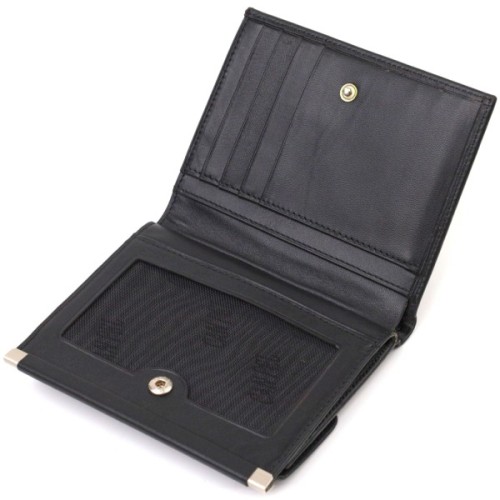 Гаманець Canpellini З натуральної шкіри Чорний (21928)