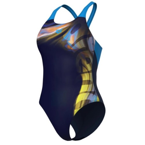 Купальник Arena Dreamhline Swimsuit V Back 008328-760 темно-синій 46 (3468337558965)