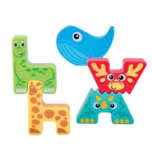 Розвиваюча іграшка Kiddi Smart Звірятка-пазлики (4562-KS)