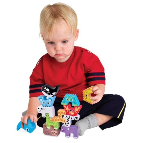 Розвиваюча іграшка Kiddi Smart Звірятка-пазлики (4562-KS)