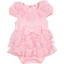 Боді дитяче Breeze пісочник з рюшем (14298-92G-pink)