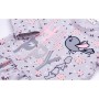 Кофта дитяча Breeze з пташкою "HAPPY" (10647-80G-gray)