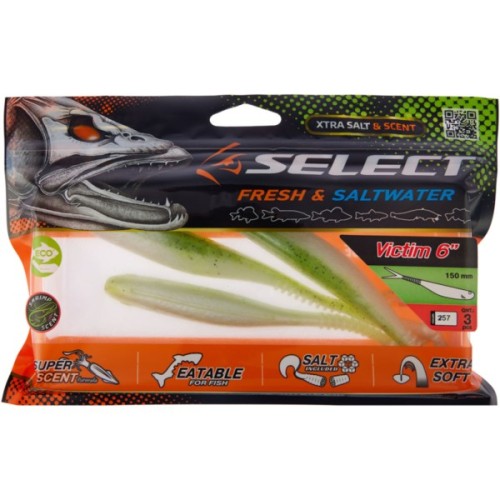 Силікон рибальський Select Victim V-Tail 6" 257 (3 шт/уп) (1870.74.57)