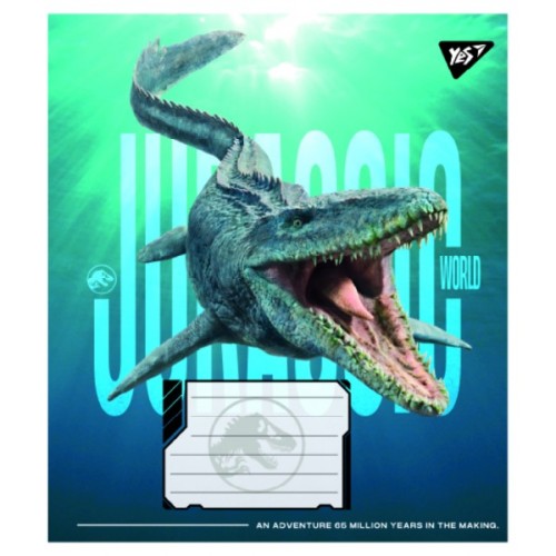 Зошит Yes JURASSIC WORLD ALIVE А5 96 аркушів клітинка (767690)