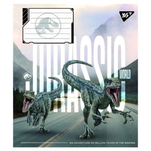 Зошит Yes JURASSIC WORLD ALIVE А5 96 аркушів клітинка (767690)