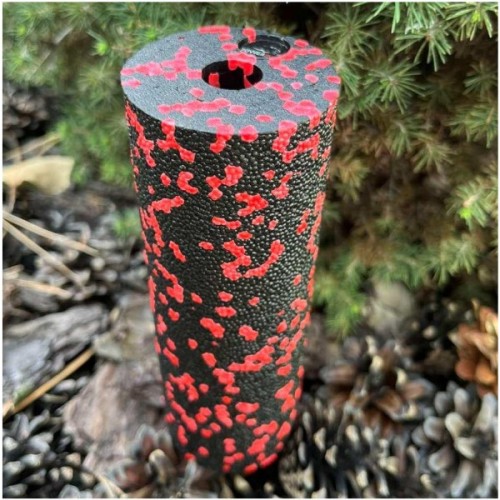 Масажний ролик PowerPlay PP-4346 Mini EPP Foam Roller 15x5,3см Чорно/Червоний (PP_4346_Red_(15*5))