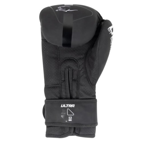 Боксерські рукавички PowerPlay 3024 Ultra Mat Чорно-Білі 12 унцій (PP_3024_12oz_Bl/White)