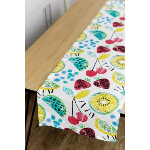 Доріжка на стіл Прованс Red cherries 40х136 (032966)