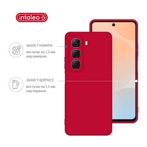 Чохол до мобільного телефона Intaleo SoftShell Infinix Hot 50 4G Red (1283126618499)