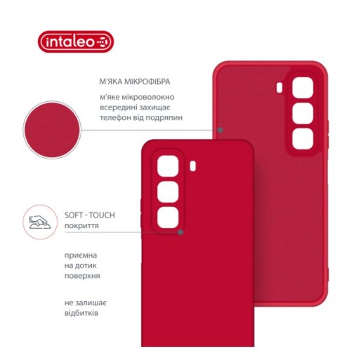 Чохол до мобільного телефона Intaleo SoftShell Infinix Hot 50 4G Red (1283126618499)