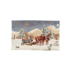 Серветка на стіл Прованс гобеленова Блакитне сяйво 30х50 см (4823093450226)