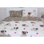 Постільна білизна MirSon Бязь Ranforce Elite 17-0566 Pug-dog 110х140 (2200004660462)