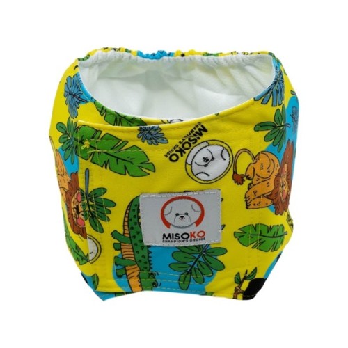 Підгузки для тварин MISOKO&CO багаторазові для кобелів, M 3 шт. Свята (HAINMSK63982RIN)