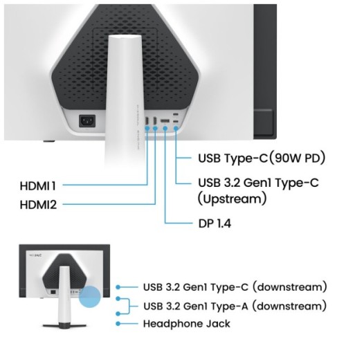Монітор BenQ EX271UZ White