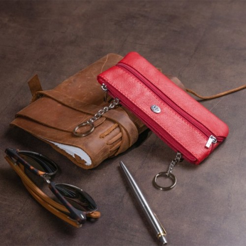 Ключниця кишенькова ST Leather Червоний (19347)