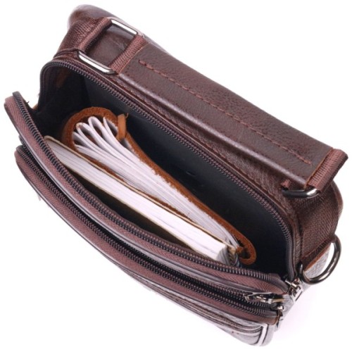 Сумка Vintage Чоловіча шкіряна Коричнева (21274)