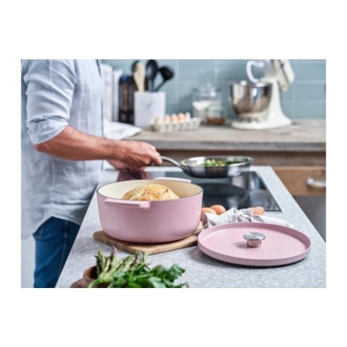 Каструля KitchenAid чавунна з кришкою 3,3 л Суха троянда (CC007430-001)