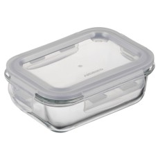 Харчовий контейнер Ardesto Gemini прямокутний, 0.38л, боросилікатне скло, прозорий (AR1240BRC)