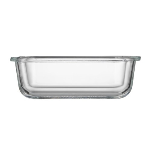 Харчовий контейнер Ardesto Gemini прямокутний, 0.38л, боросилікатне скло, прозорий (AR1240BRC)