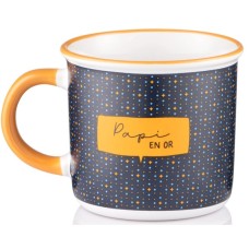 Чашка Ardesto Dad, 400мл, кераміка, багатокольоровий (AR3098)