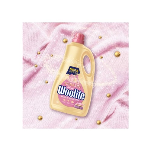 Гель для прання Woolite Для вовни та делікатних тканин З кератином 3.6 л (5900627090536)