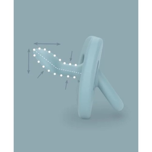 Пустушка Suavinex Colour Essence 0-6 міс, анатомічна силіконова, коричнева (308082)