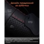 Чохол на руль VITOL M чорно-черв. (VLOD-L282 BK/RD M)