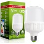 Лампочка EUROELECTRIC Plastic 30W E27 4000K 220V (LED-HP-30274(P))