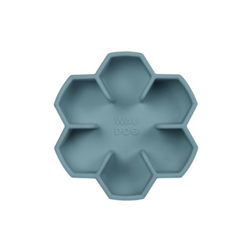 Універсальний посуд для тварин WAUDOG Silicone миска для повільного харчування 450 мл сіра (235311)