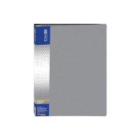 Папка з файлами Economix А4 з 40 файлами, сіра (E30604-10/E30604-10н)