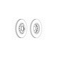 Гальмівний диск FERODO DDF1707