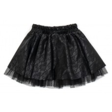 Спідниця дитяча Breeze гіпюрова (16082-98G-black)