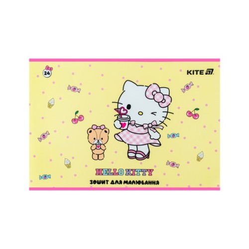 Альбом для малювання Kite Hello Kitty, 24 аркуша (HK25-242-1)