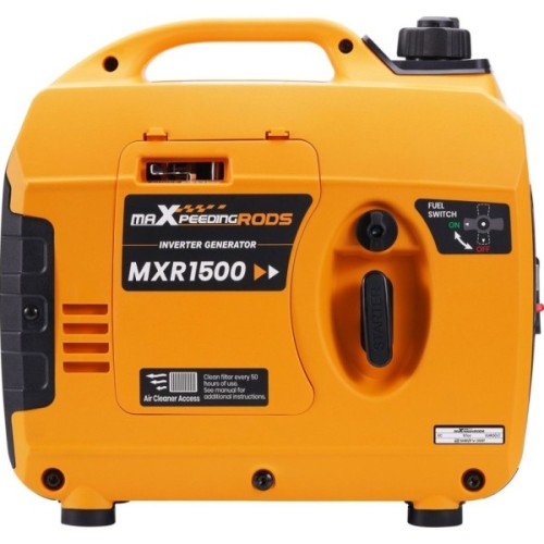 Генератор maXpeedingRODS MXR1500 інверторний (1 kW), 220V, 50Hz, 2,4л, ручний запуск (mxr1500)