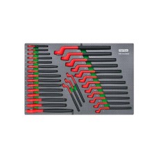 Ключ Toptul електроізольований (1000V) VDE 30шт. в ложементі (GED3062)