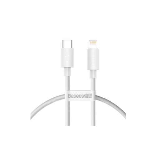 Дата кабель USB-C to Lightning 1.0m PD20W white Baseus (CATLYS-B02)