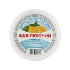 Зубний порошок Triuga Dentogin Відбілювальний М'ята + лимон 75 г (4820164641774)