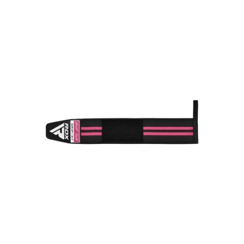 Бинт для спорту RDX Gym Wrist Wrap R11 Black/Pink (WAH-WR11BP)