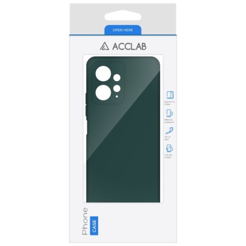 Чохол до мобільного телефона ACCLAB Silicone Case Xiaomi Redmi Note 12 Dark Green (1283126602719)