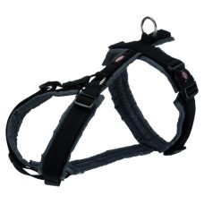 Шлея для собак Trixie Premium трекінгова L 70–85 см х 25 мм чорний-графіт (4053032419926)