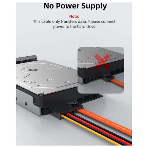 Кабель для передачі даних SATA III 0.5m Cabletime (CA915897)