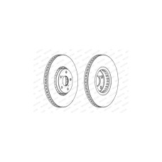 Гальмівний диск FERODO DDF1957RC-1