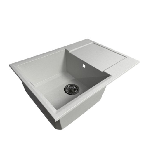 Мийка кухонна Adamant Horizon Medium Old Stone + змішувач та дозатор (4824296104510)