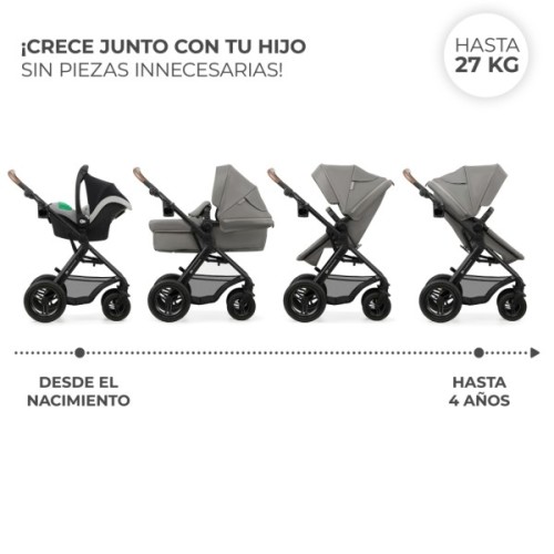 Коляска Kinderkraft 3 в 1 Moov 2 Air Light Gray (KSMOOV02LGR3000) (5902533925940)