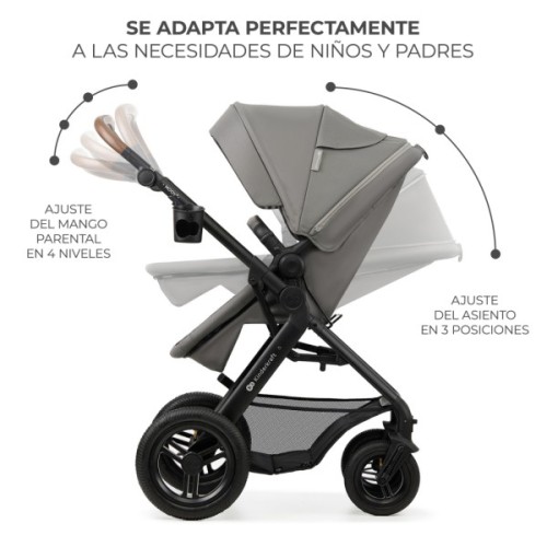 Коляска Kinderkraft 3 в 1 Moov 2 Air Light Gray (KSMOOV02LGR3000) (5902533925940)