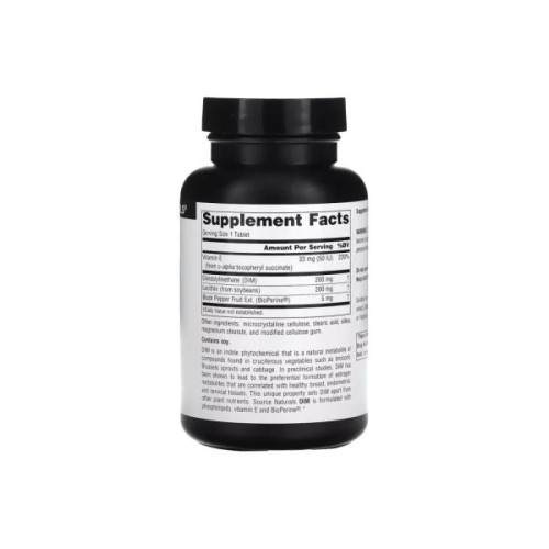 Вітамінно-мінеральний комплекс Source Naturals Дііндолілметан, 200мг, DIM, 60 таблеток (SNS-02589)