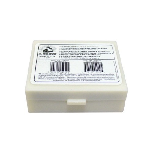 Набір мікропрепаратів Konus Здорові тканини людського тіла, частина II 10шт (4911)