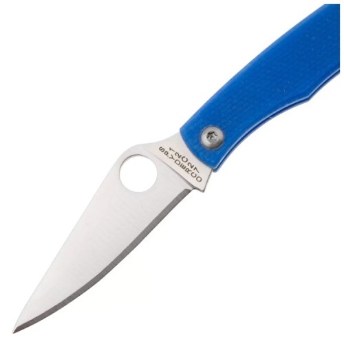 Ніж Spyderco Honeybee 12C27 G-10 Blue (C137GBLP)