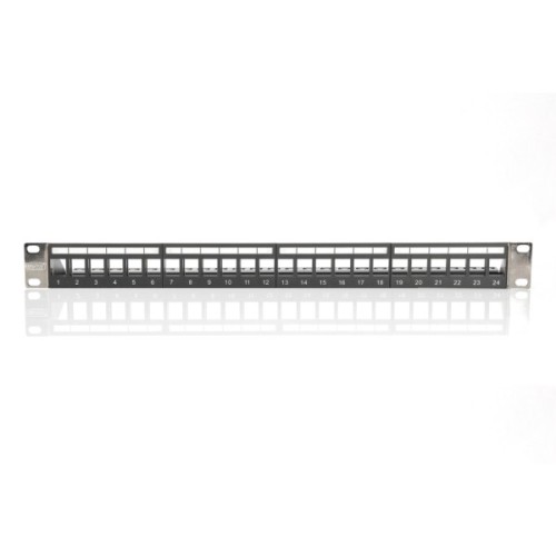 Патч-панель 19" 1U 24 порти набірна Kyestone Digitus (DN-91411-LF)